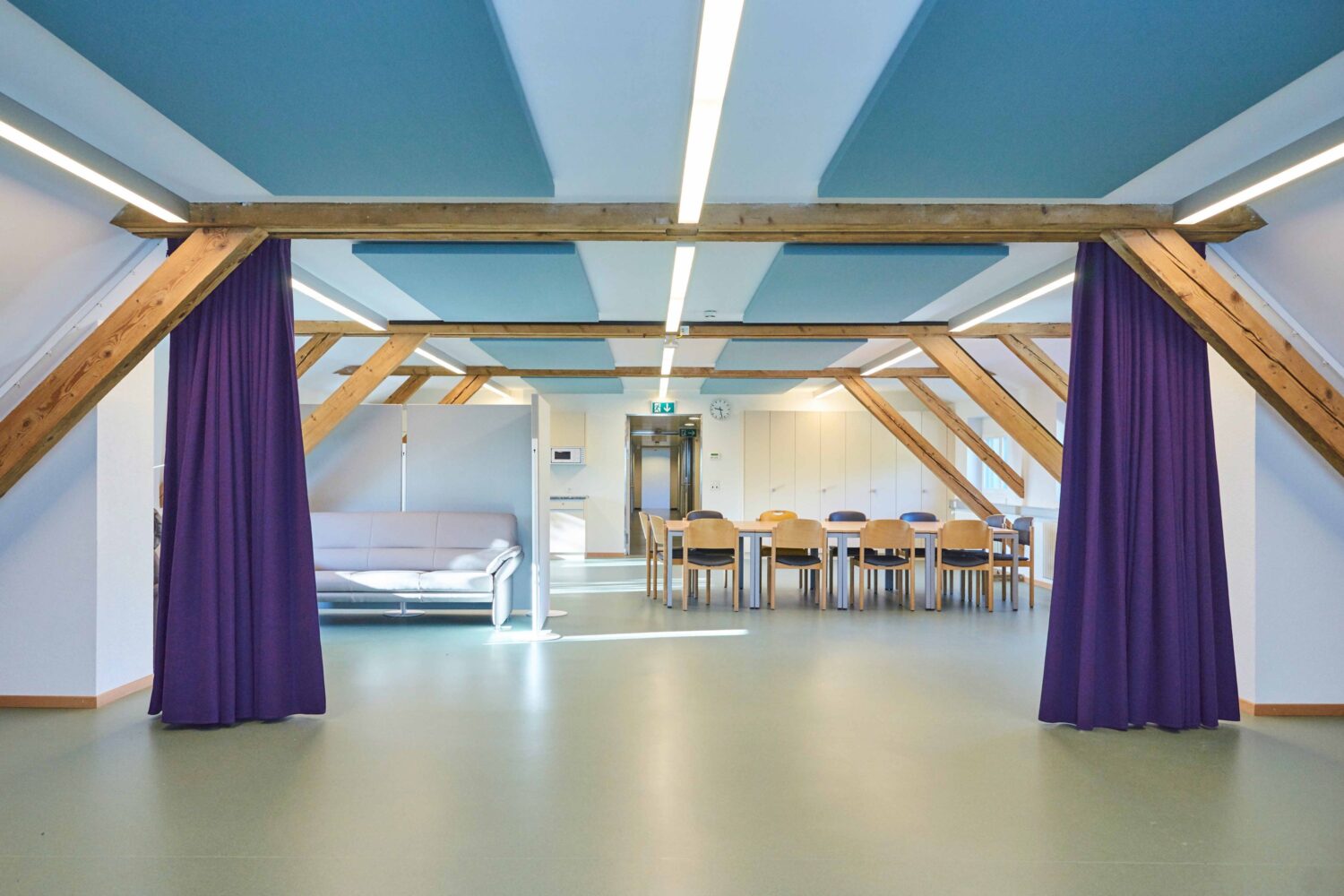 Neugestaltung Therapieraum psychiatrische Klinik Langendorf
